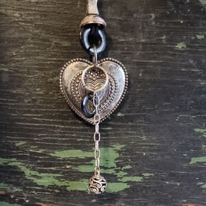 Silver Heart Pendant with Chain